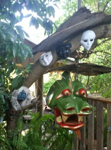 The forest shrine of Chryserophax the Green. The forest shrine of Chryserophax the Green.